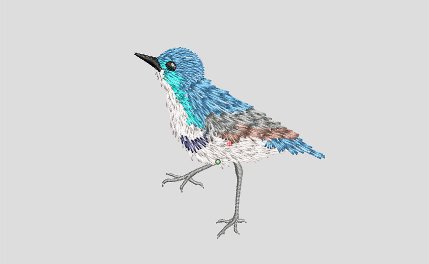 Wilcom ES　手縫い風効果