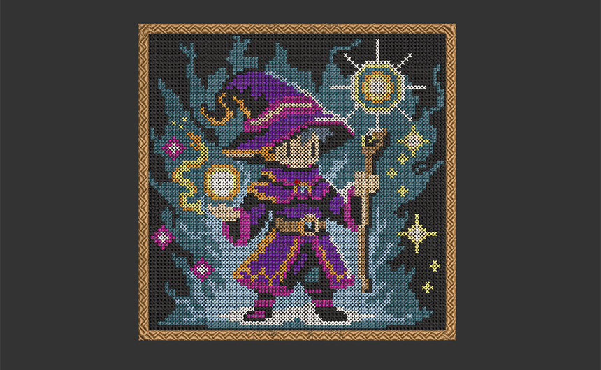 Wilcom ES　クロスステッチ