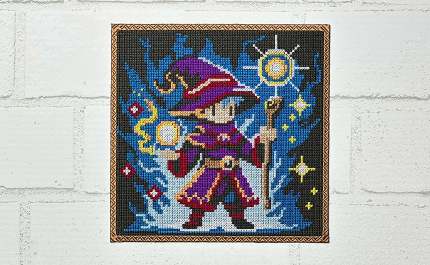 ミシン刺繍 クロスステッチ