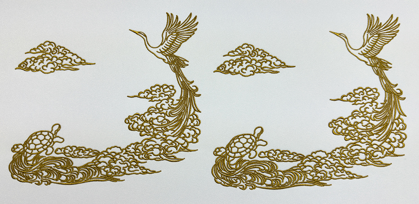 Wilcom ES　ブランチング　比較