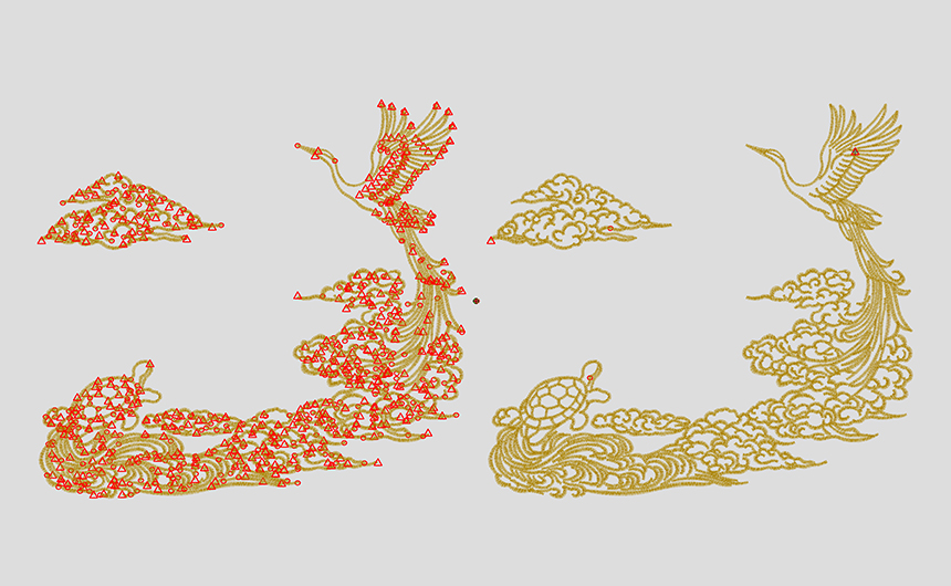 Wilcom ES　ブランチング