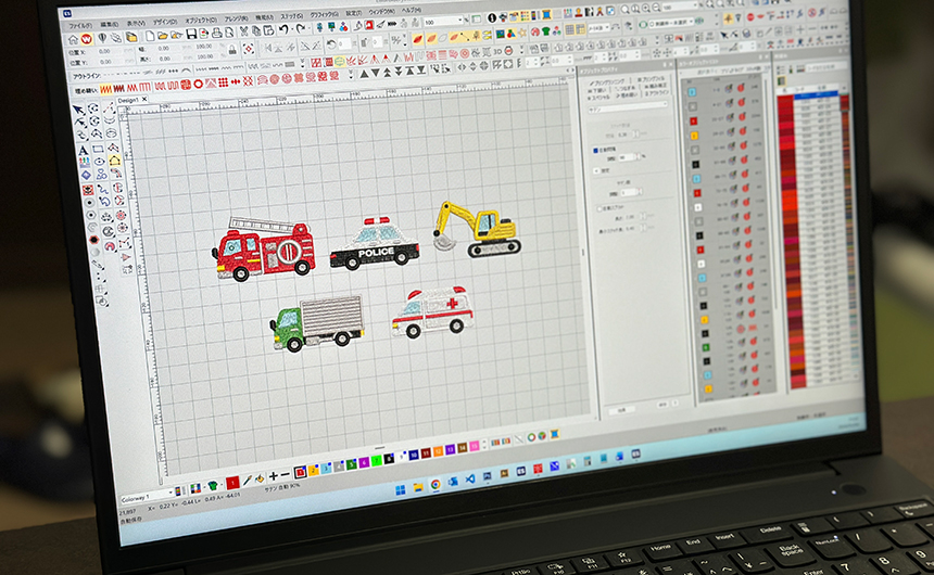 刺繍データ作成 リクエスト
