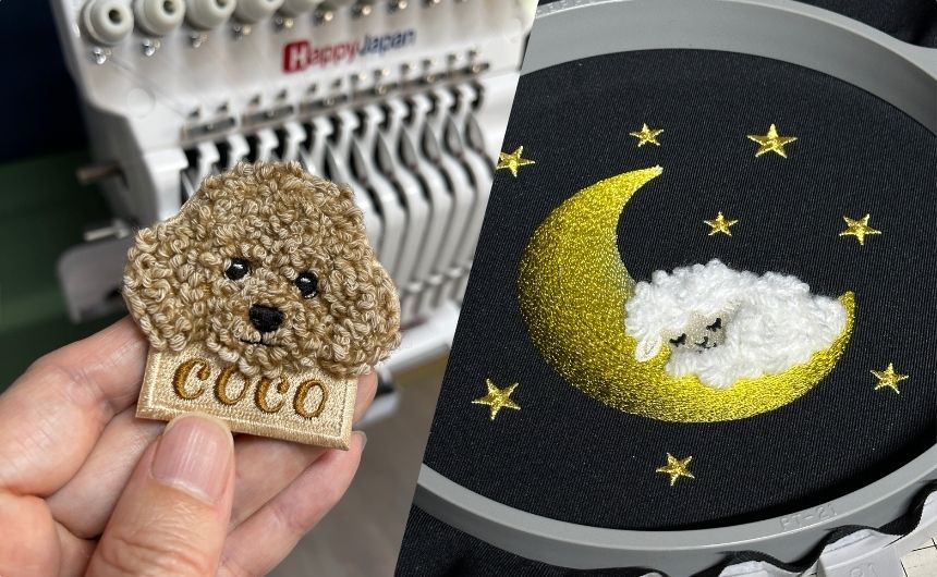 毛糸刺繍